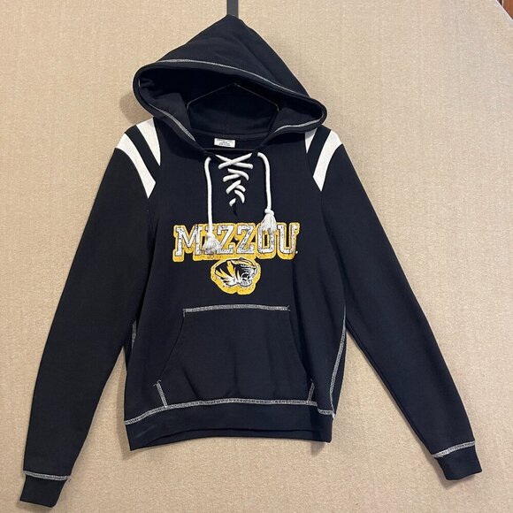 ProEdge Hoodie Women's Medium Black Mizzou Tigers Pockets - Picture 1 of 12